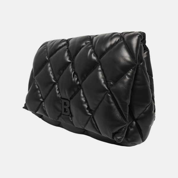 B. Quilted Calfskin Black
