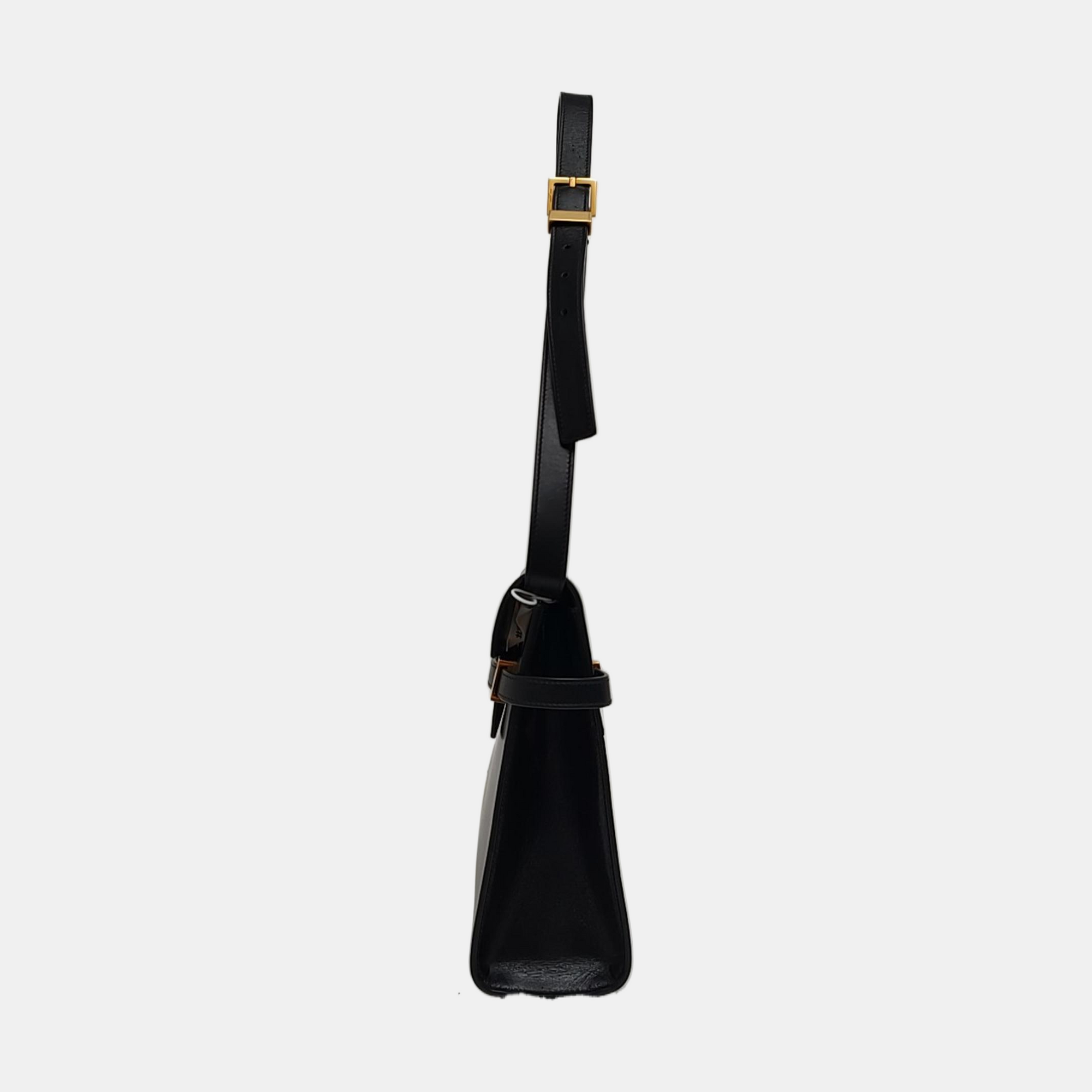 MANHATTAN Medium Calfskin Black