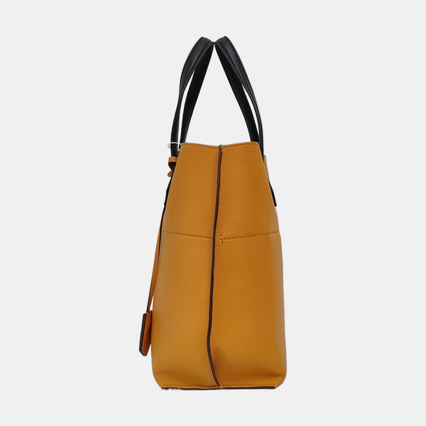Calfskin Tote Bag Yellow