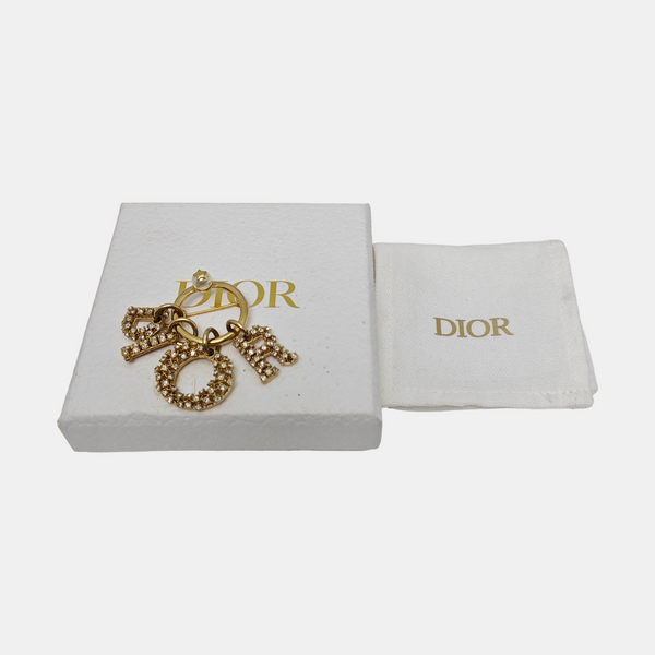 Metal Gold Brooch