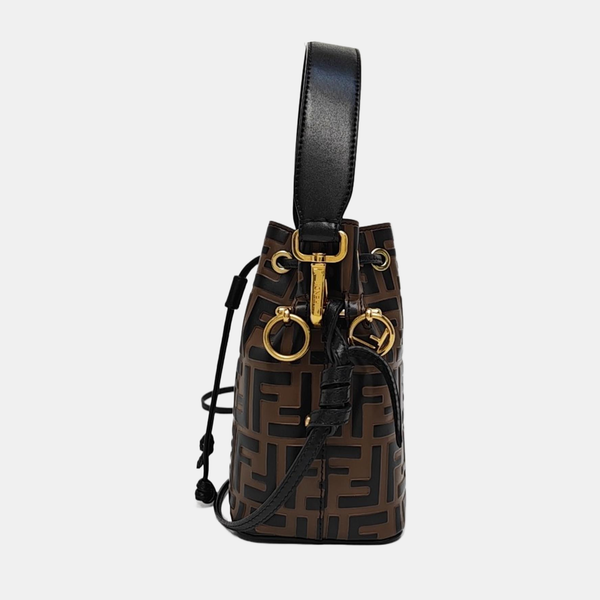 Mon Tresor Mini Monogram Calfskin Brown