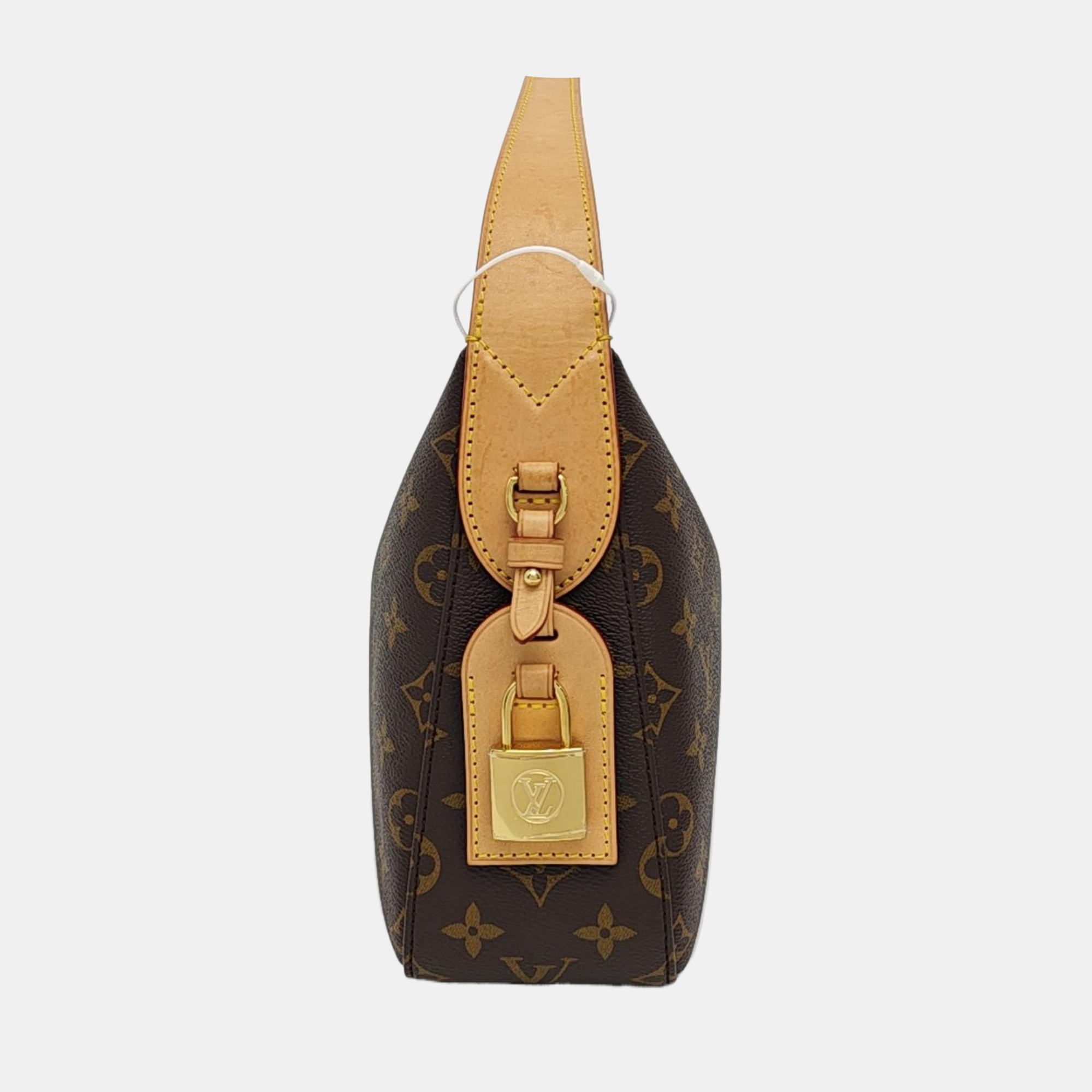 Monogram Coated Canvas Shoulder Bag Brown