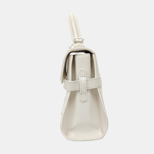 Tempête Small Calfskin White