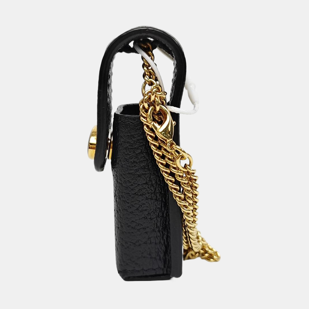 Calfskin Shoulder Bag Black