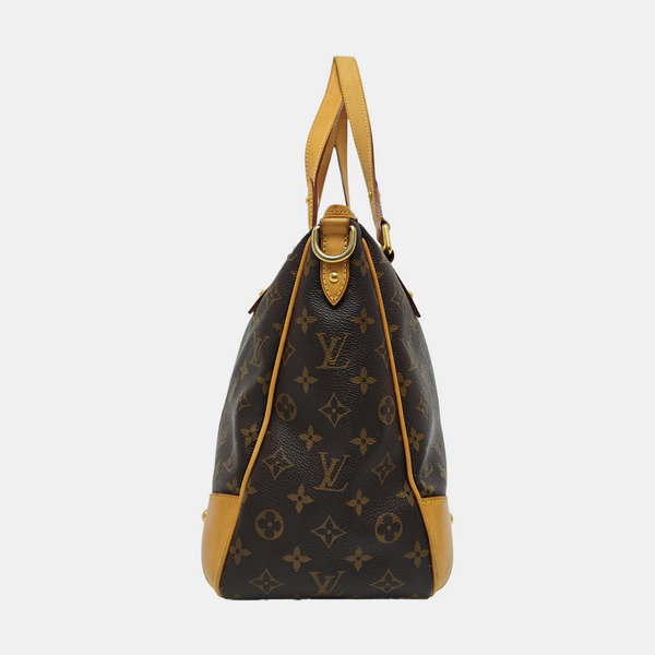 ESTRELA GM Monogram Coated Canvas Brown