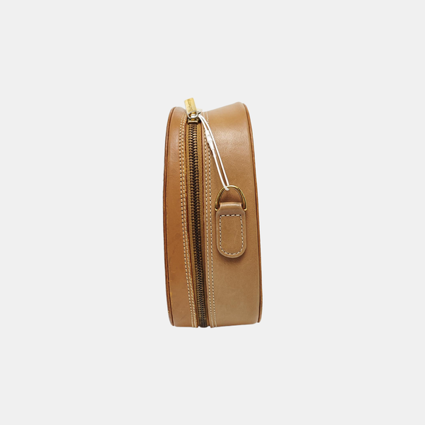Calfskin Shoulder Bag Brown