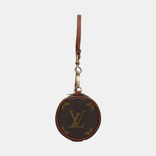 PAPILLON Mini Monogram Coated Canvas Brown
