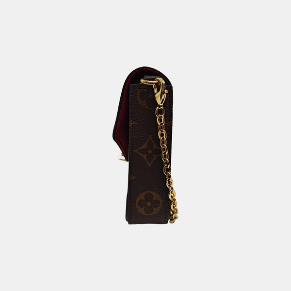 FÉLICIE Monogram Coated Canvas Brown