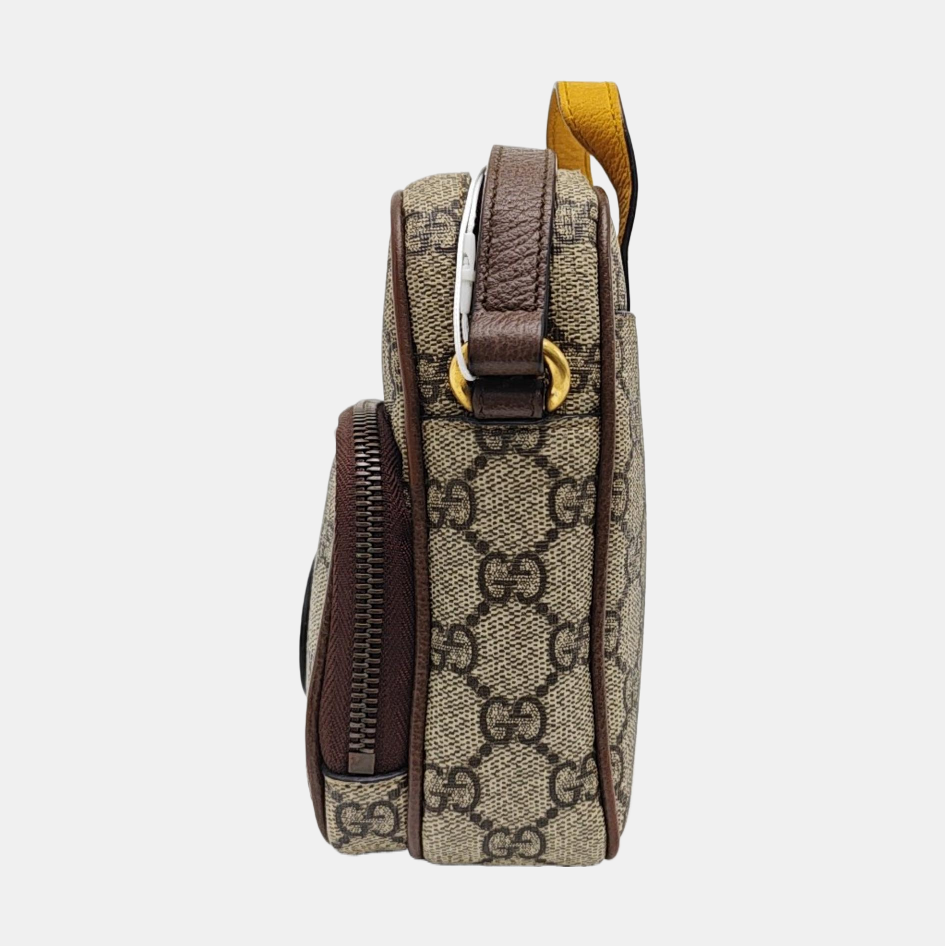 Neo Vintage Mini Monogram Coated Canvas Brown