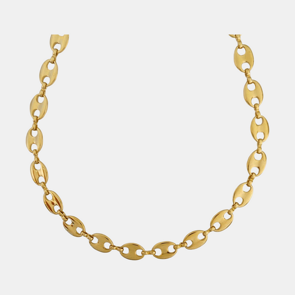 G Cube Metal Gold Necklace