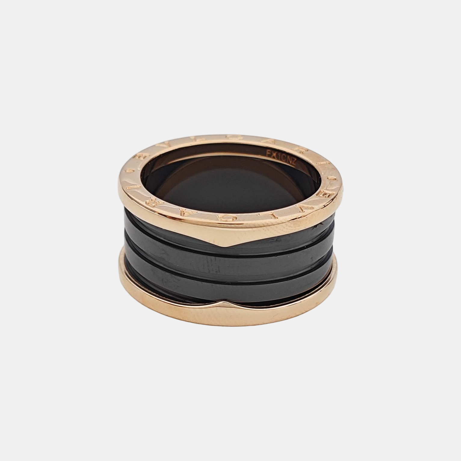 B.ZERO1 18k Rose Gold Ring EU 60