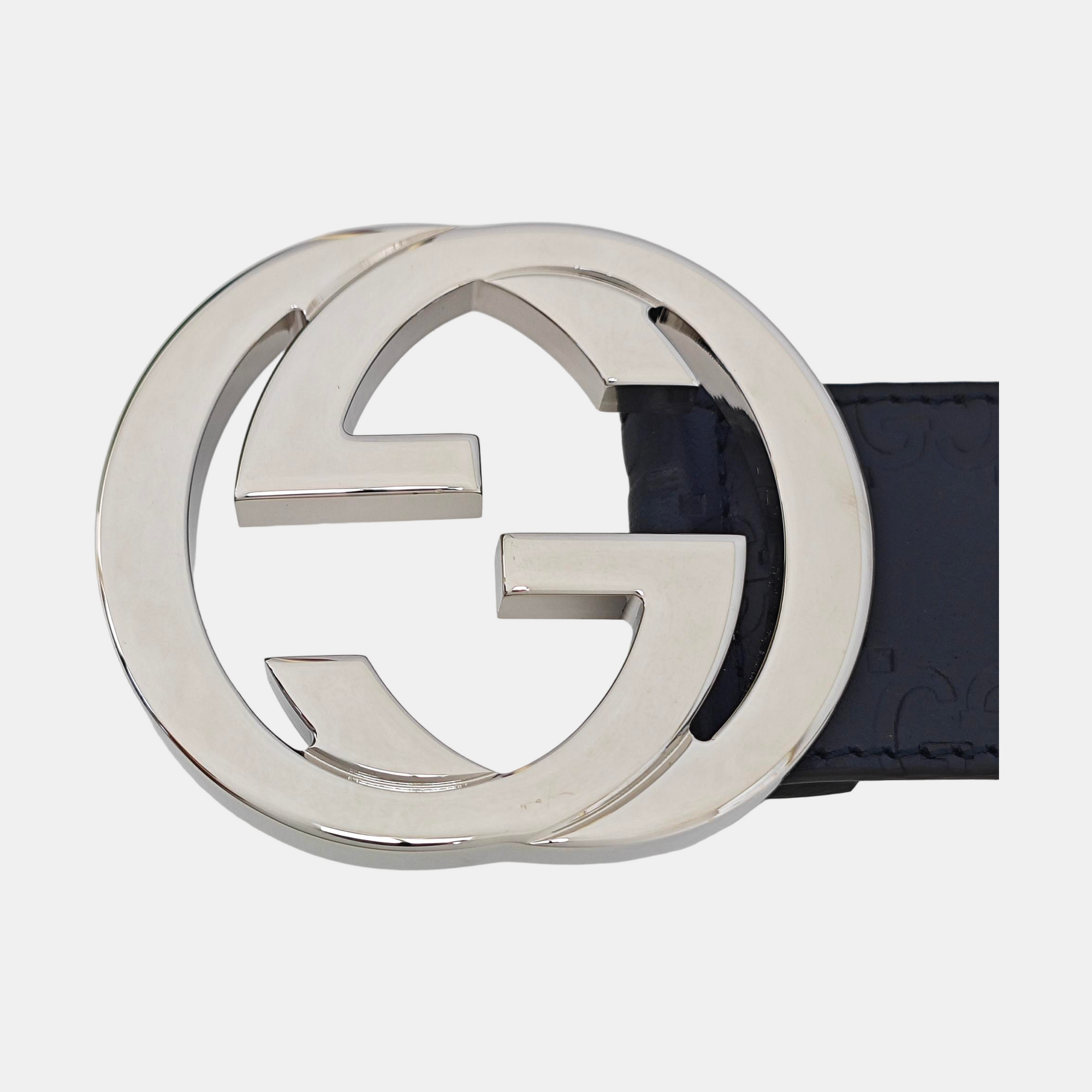 Leather Belt Blue