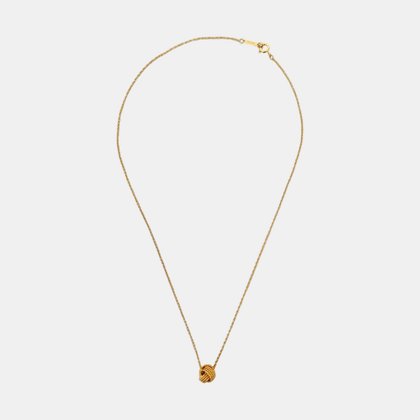 Tiffany Twist 18k Gold Rose Gold Necklace