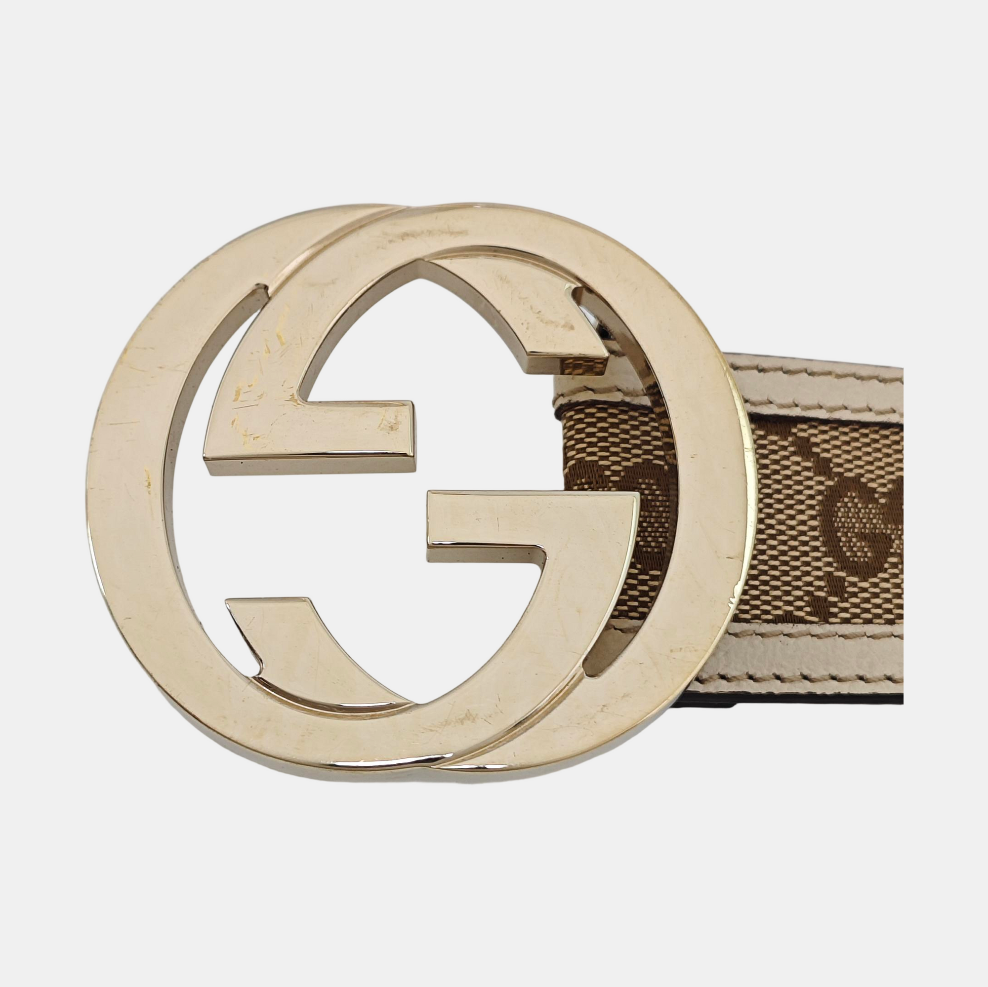 Fabric Belt Beige