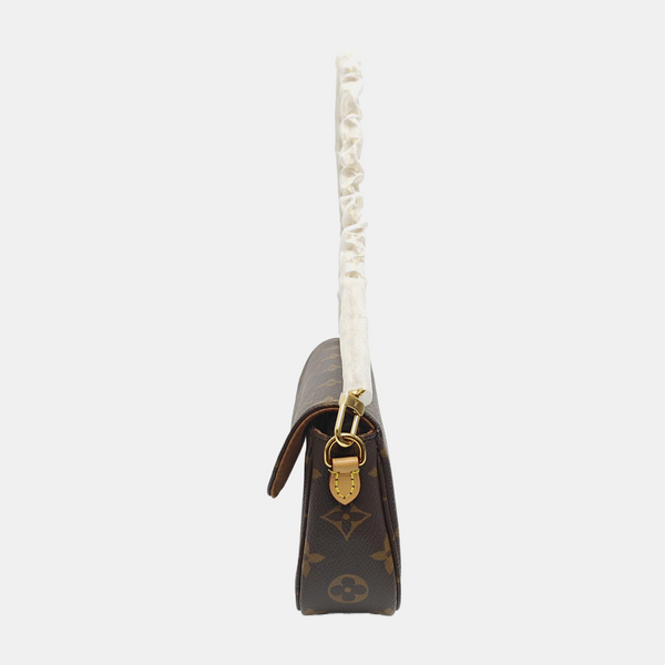 IVY Monogram Coated Canvas Brown