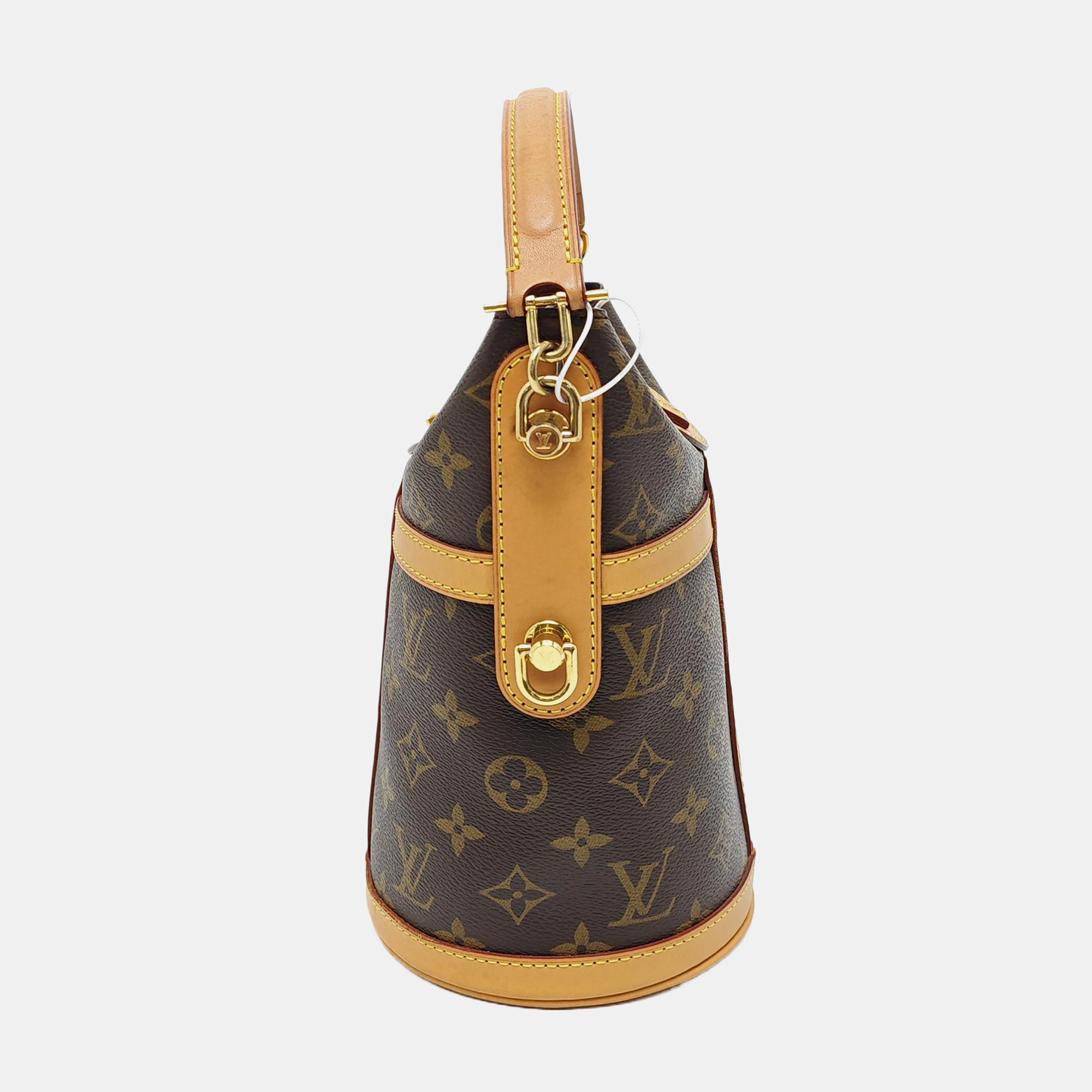DUFFLE Monogram Coated Canvas Brown