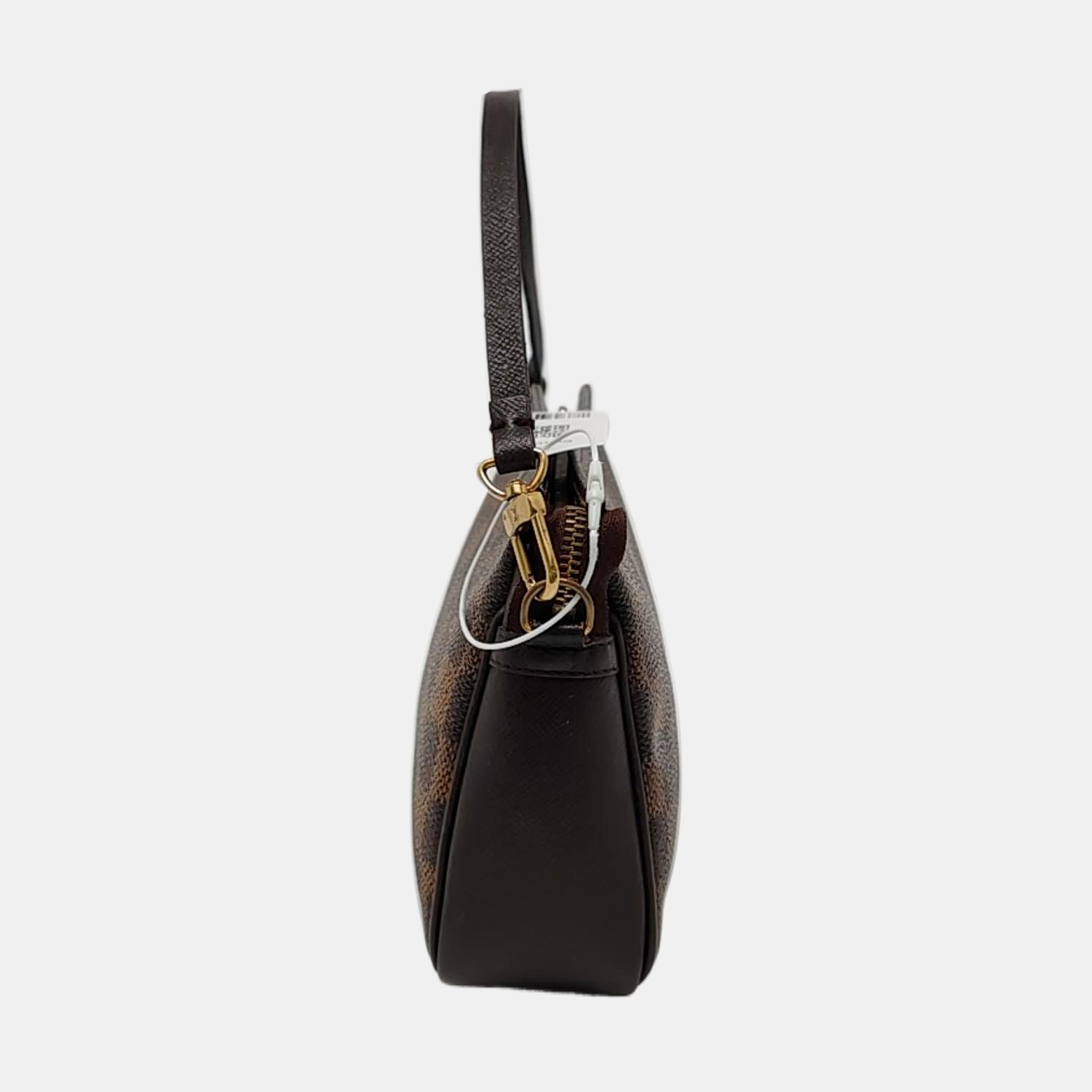 TROUSSE MAKE UP Damier Ebene Coated Canvas Brown