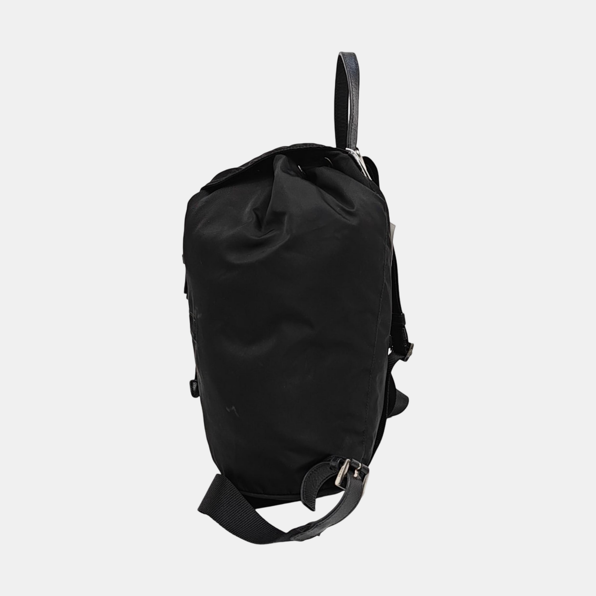 Nylon Backpack Black