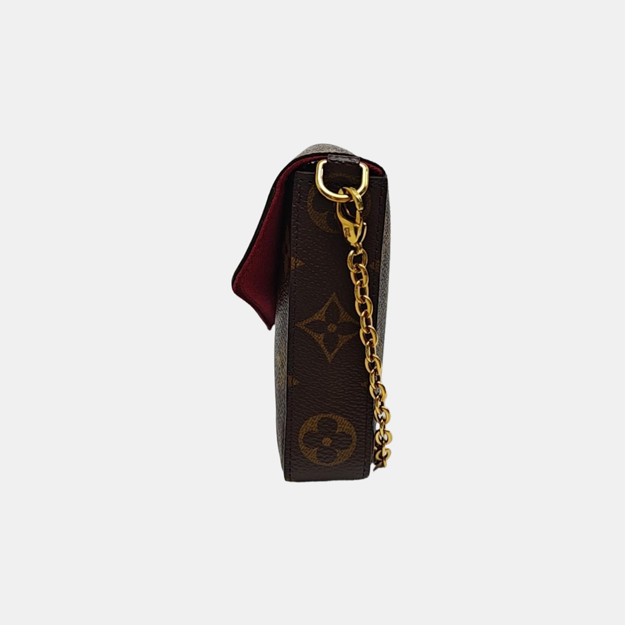 FÉLICIE Monogram Coated Canvas Brown