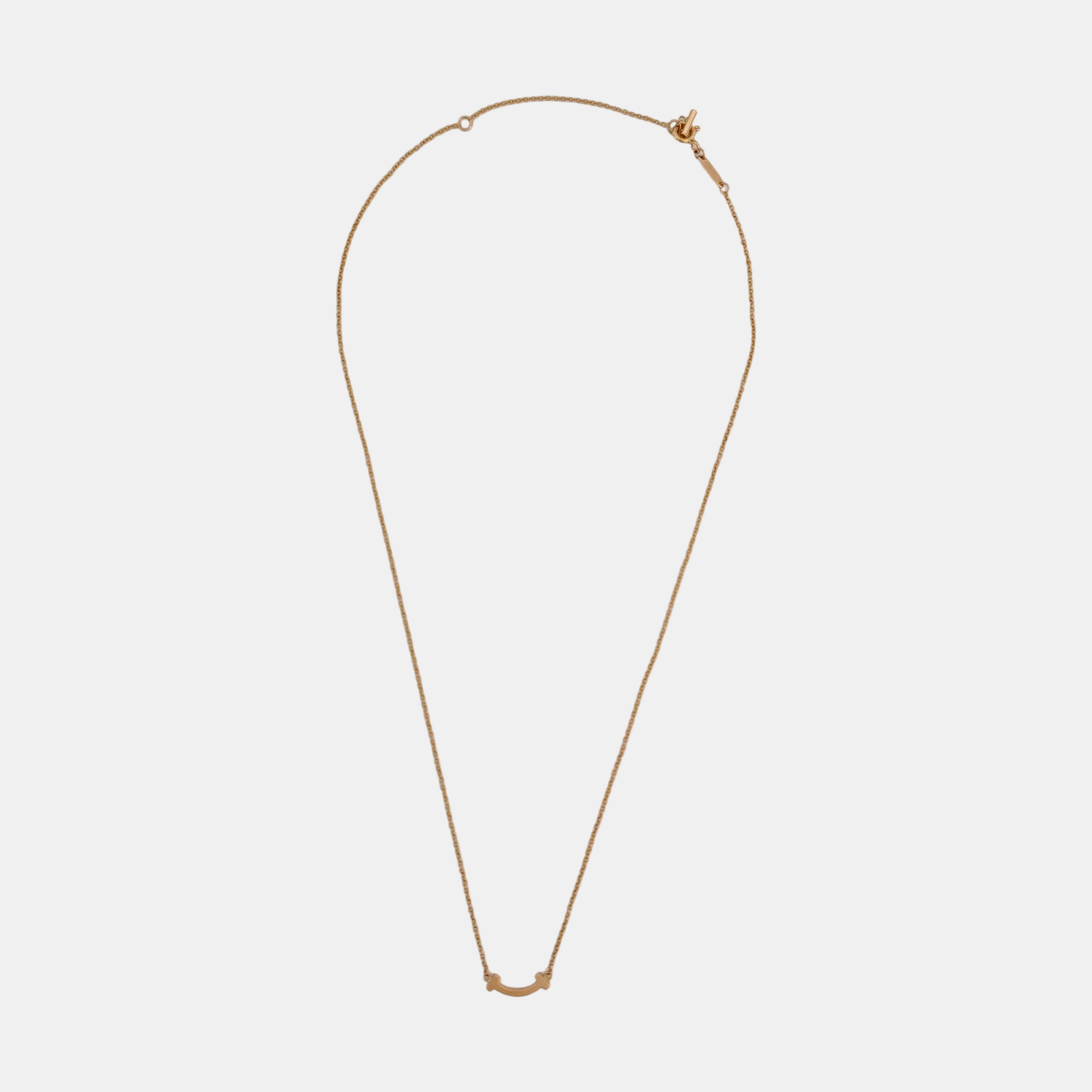 Tiffany T 18k Rose Gold Necklace