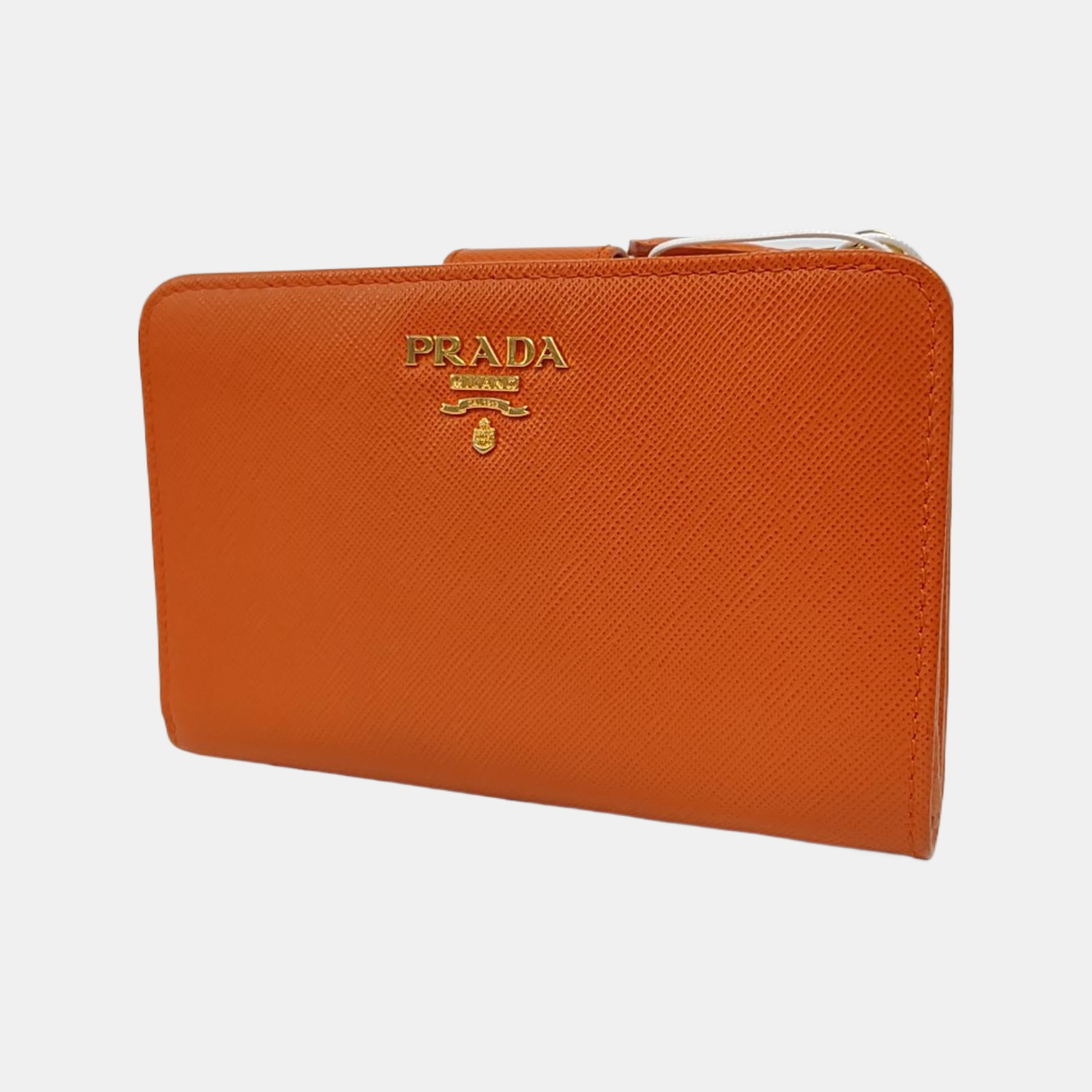Saffiano Calfskin Wallet Orange