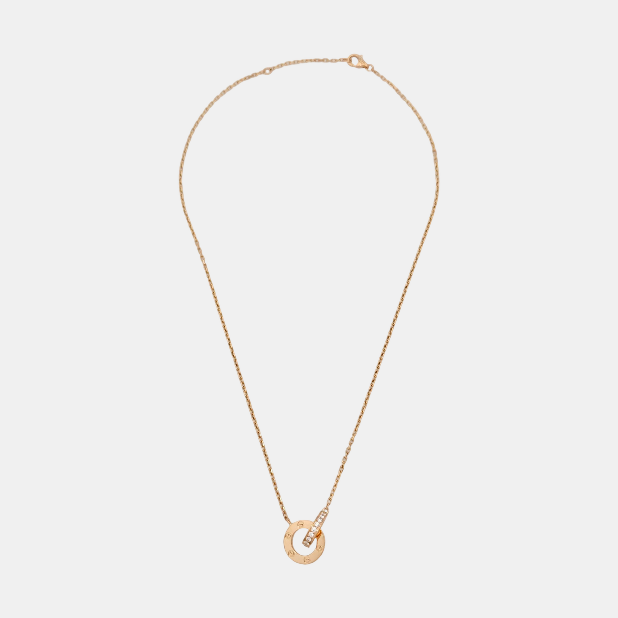 LOVE 18k Rose Gold Necklace