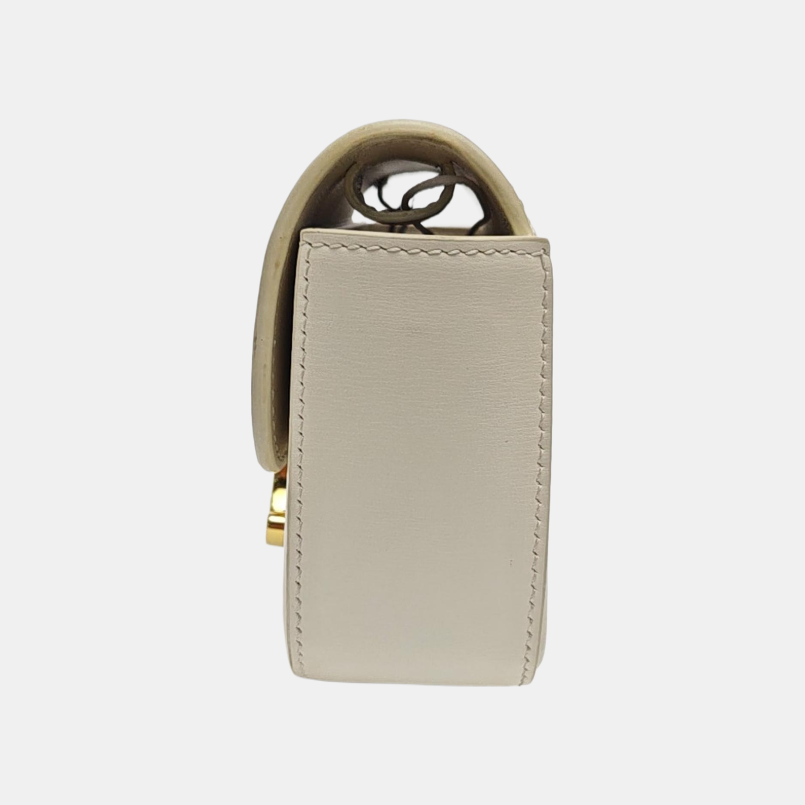 TRIOMPHE Mini Calfskin White