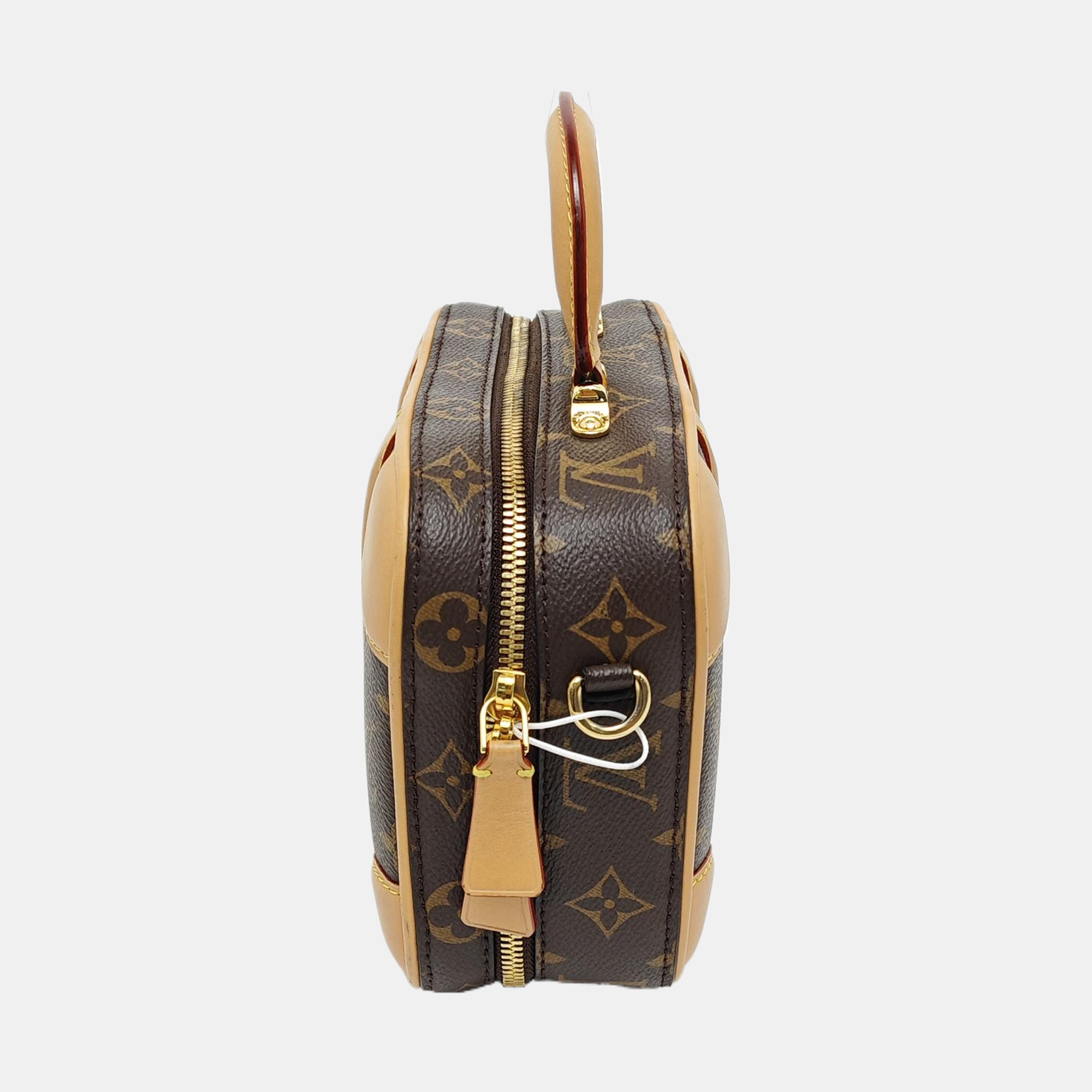 LUGGAGE Monogram Coated Canvas Brown