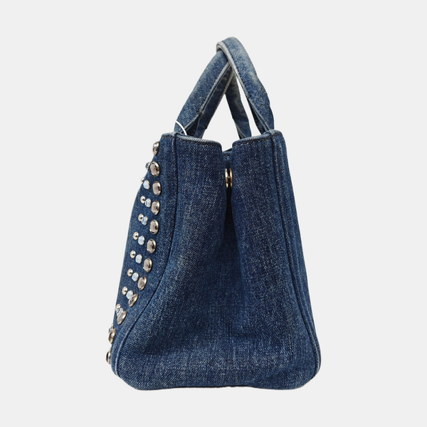 Denim Tote Bag Blue
