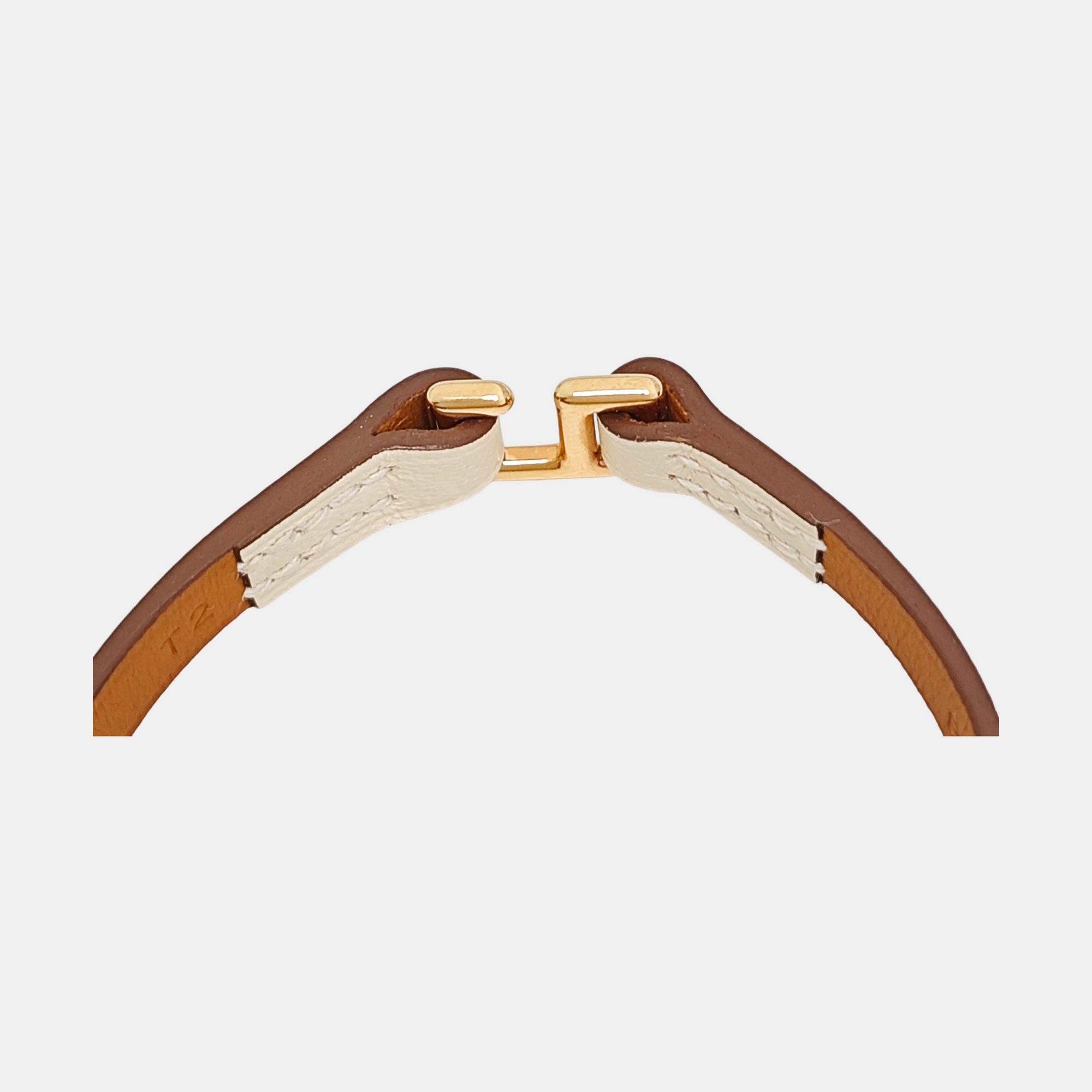 Rivale Leather White Bracelet