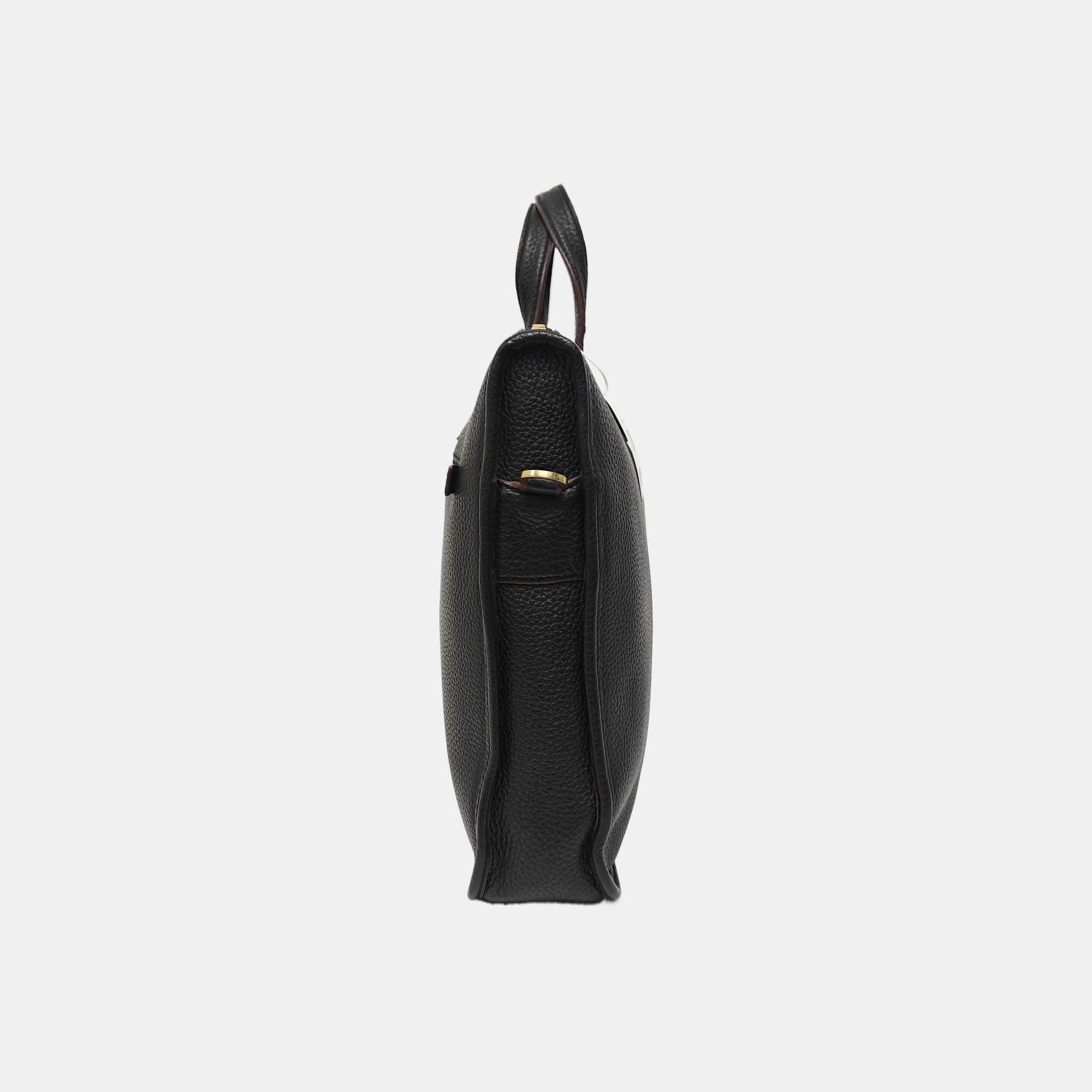 Calfskin Shoulder Bag Black