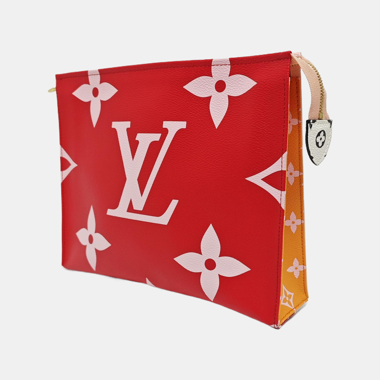 TOILET POCKET 26 Monogram Coated Canvas Red