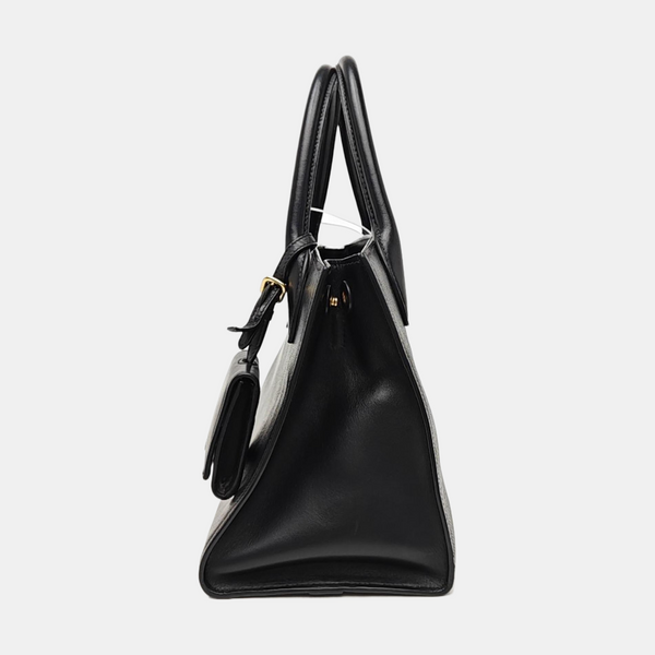 Monochrome Small Saffiano Calfskin Black