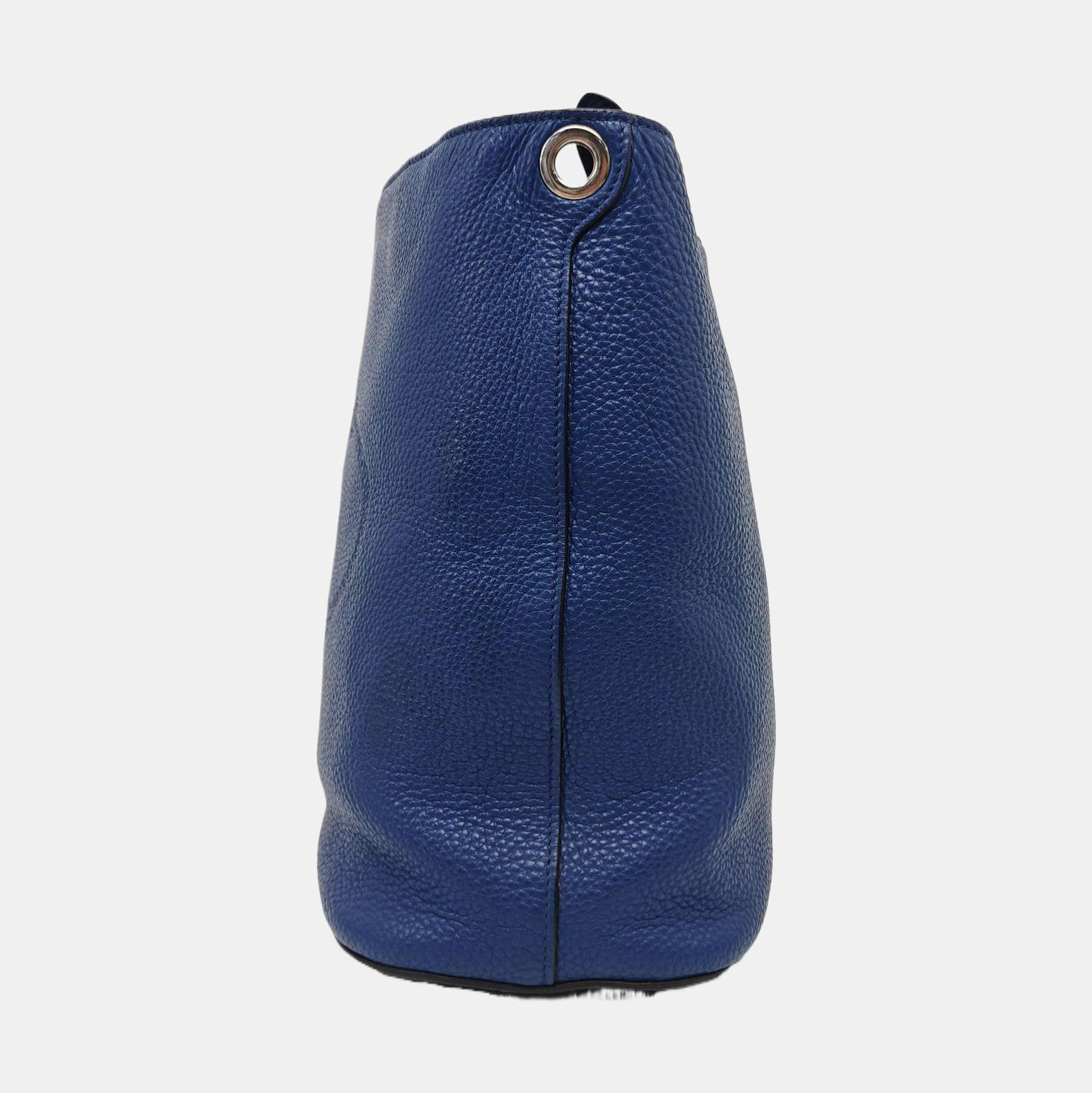 Calfskin Shoulder Bag Blue