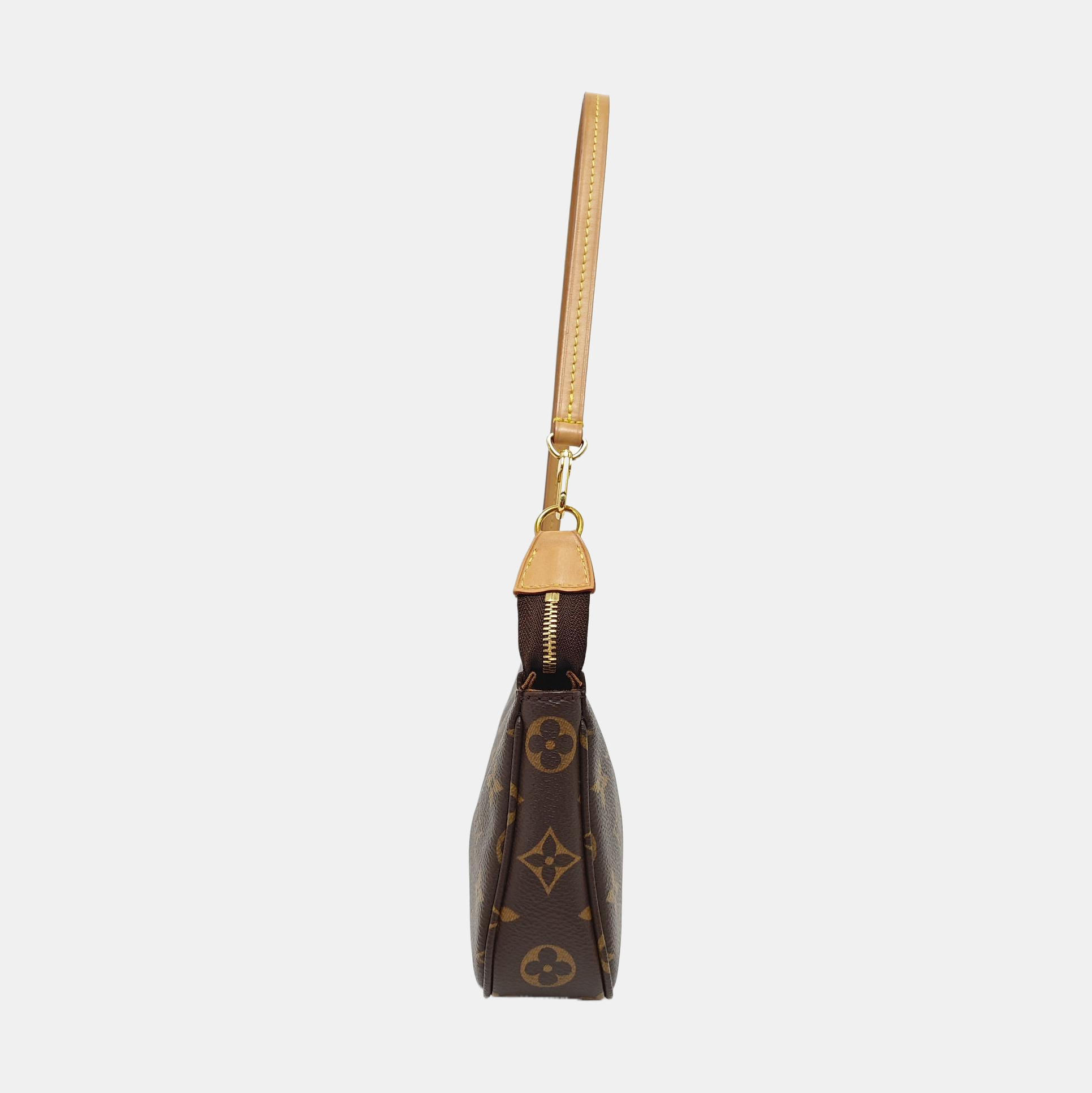 ACCESSOIRES GM Monogram Coated Canvas Brown