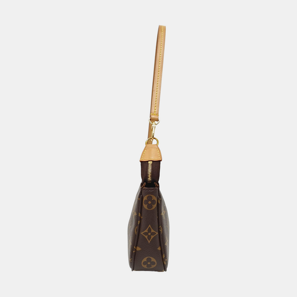 ACCESSOIRES GM Monogram Coated Canvas Brown