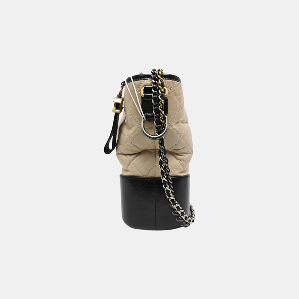 GABRIELLE Medium Quilted Calfskin Pink