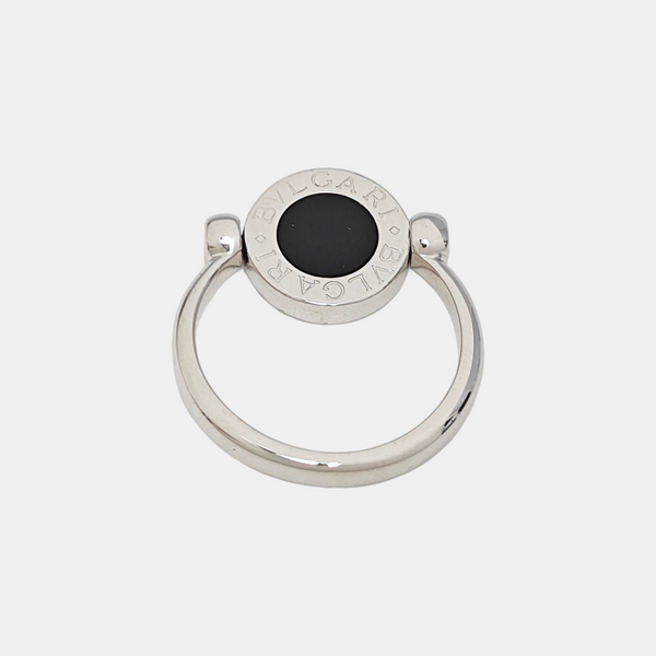 BVLGARI BVLGARI 18k White Gold Silver Ring EU 51