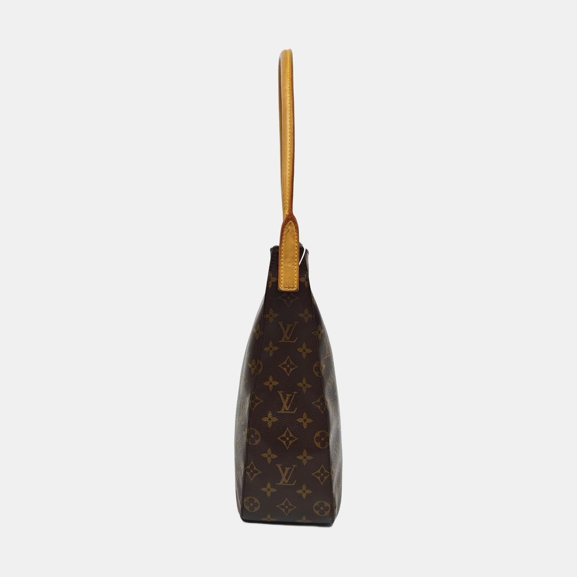 LOOPING GM Monogram Coated Canvas Brown