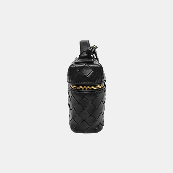 Calfskin Shoulder Bag Black