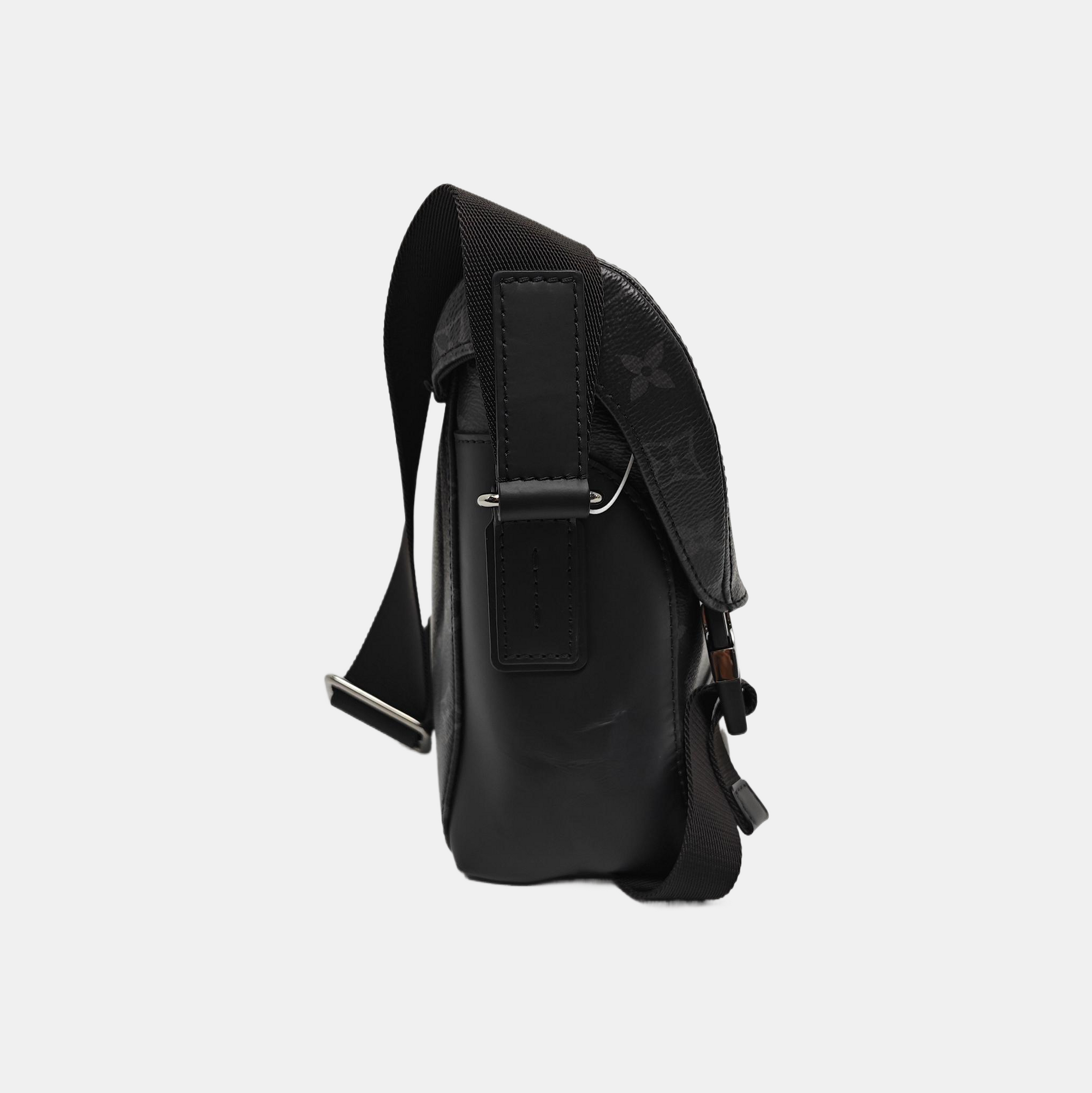 VOYAGER PM Monogram Coated Canvas Black