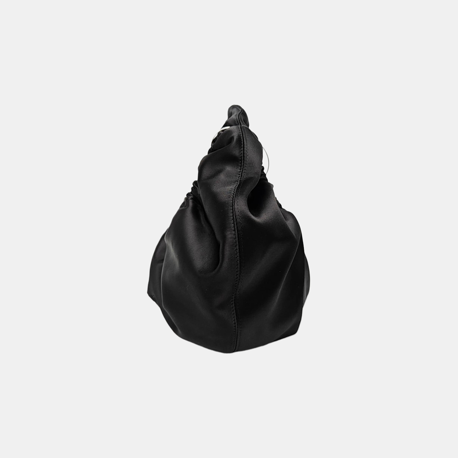 Fabric Top Handle Bag Small Black