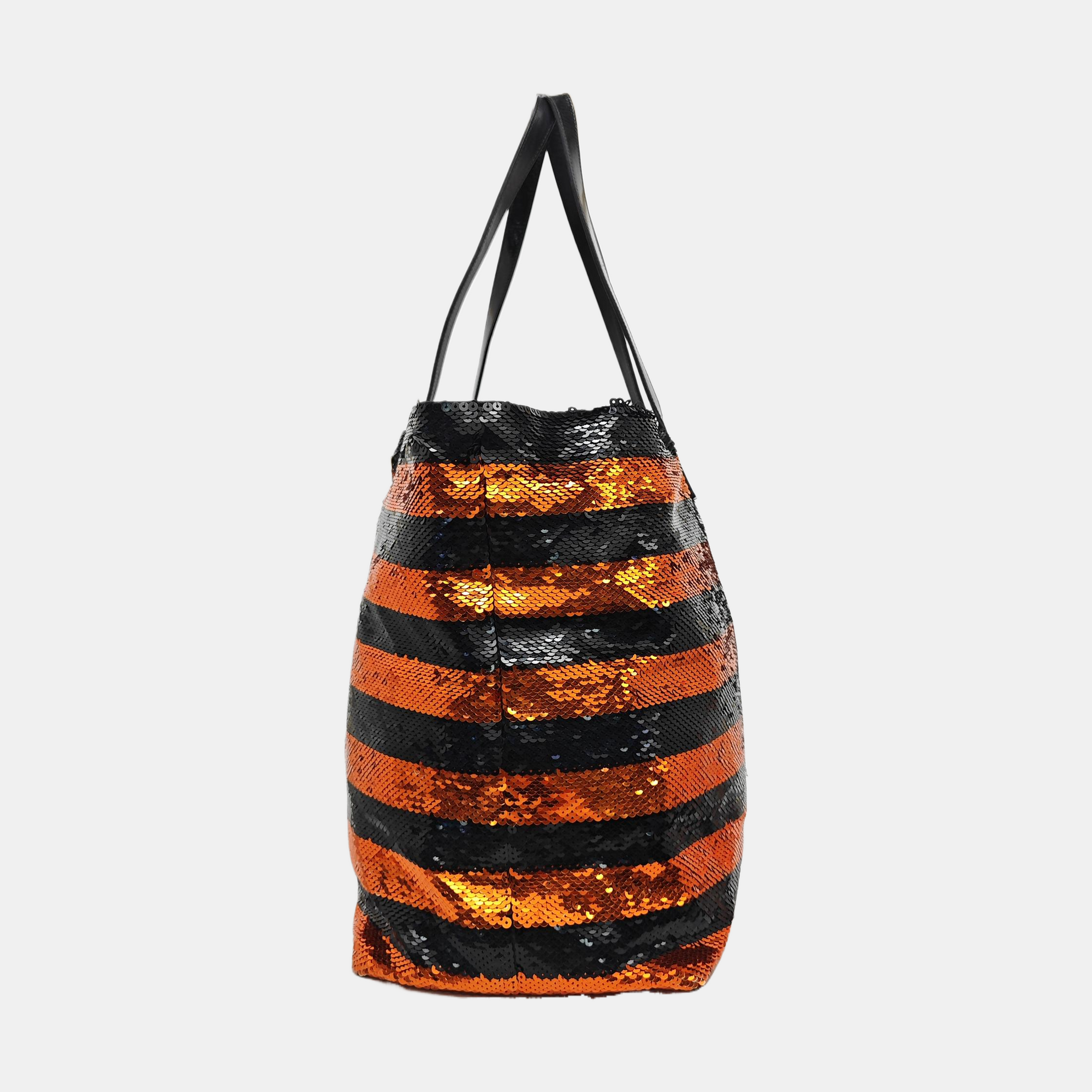 Sequins Tote Bag Black