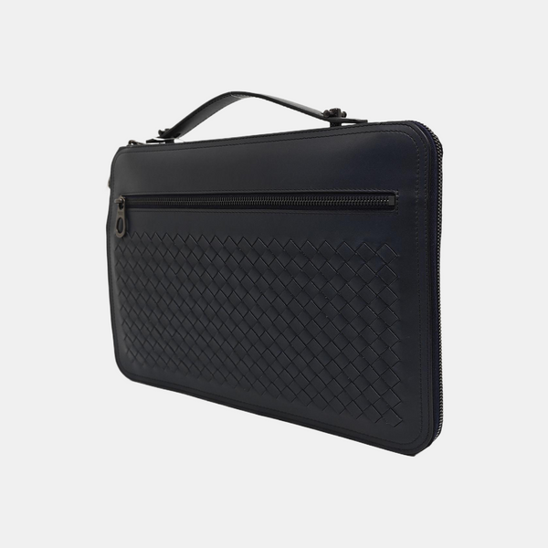 Calfskin Shoulder Bag Blue