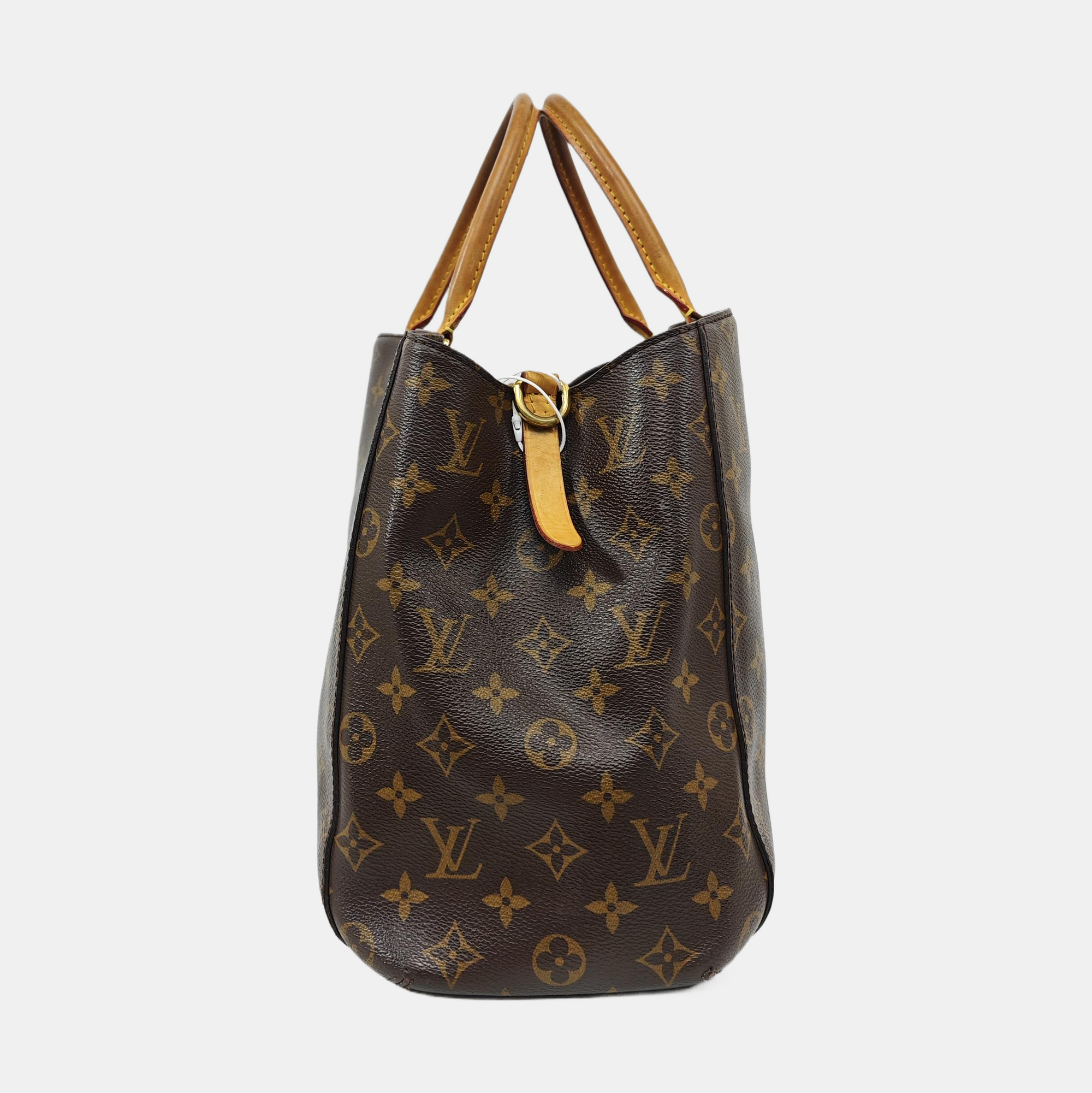 MONTAIGNE GM Monogram Coated Canvas Brown