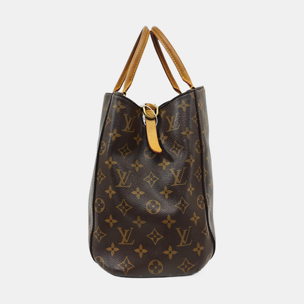 MONTAIGNE GM Monogram Coated Canvas Brown