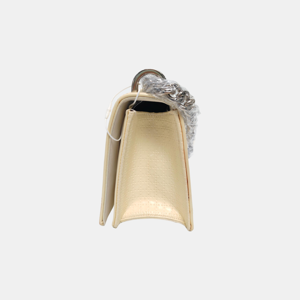 Diorama Small Cannage Calfskin Yellow