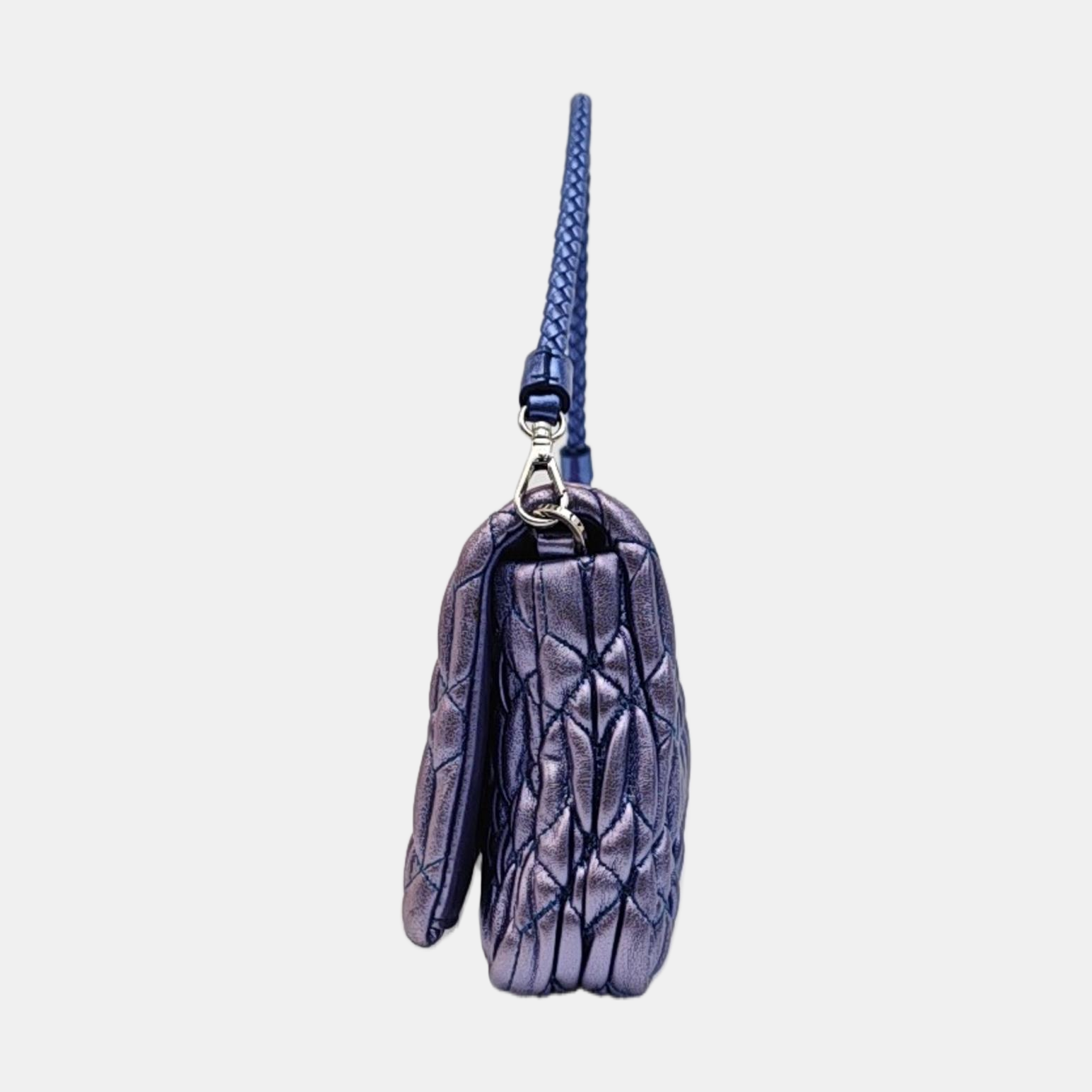 Crystal Quilted Lambskin Purple