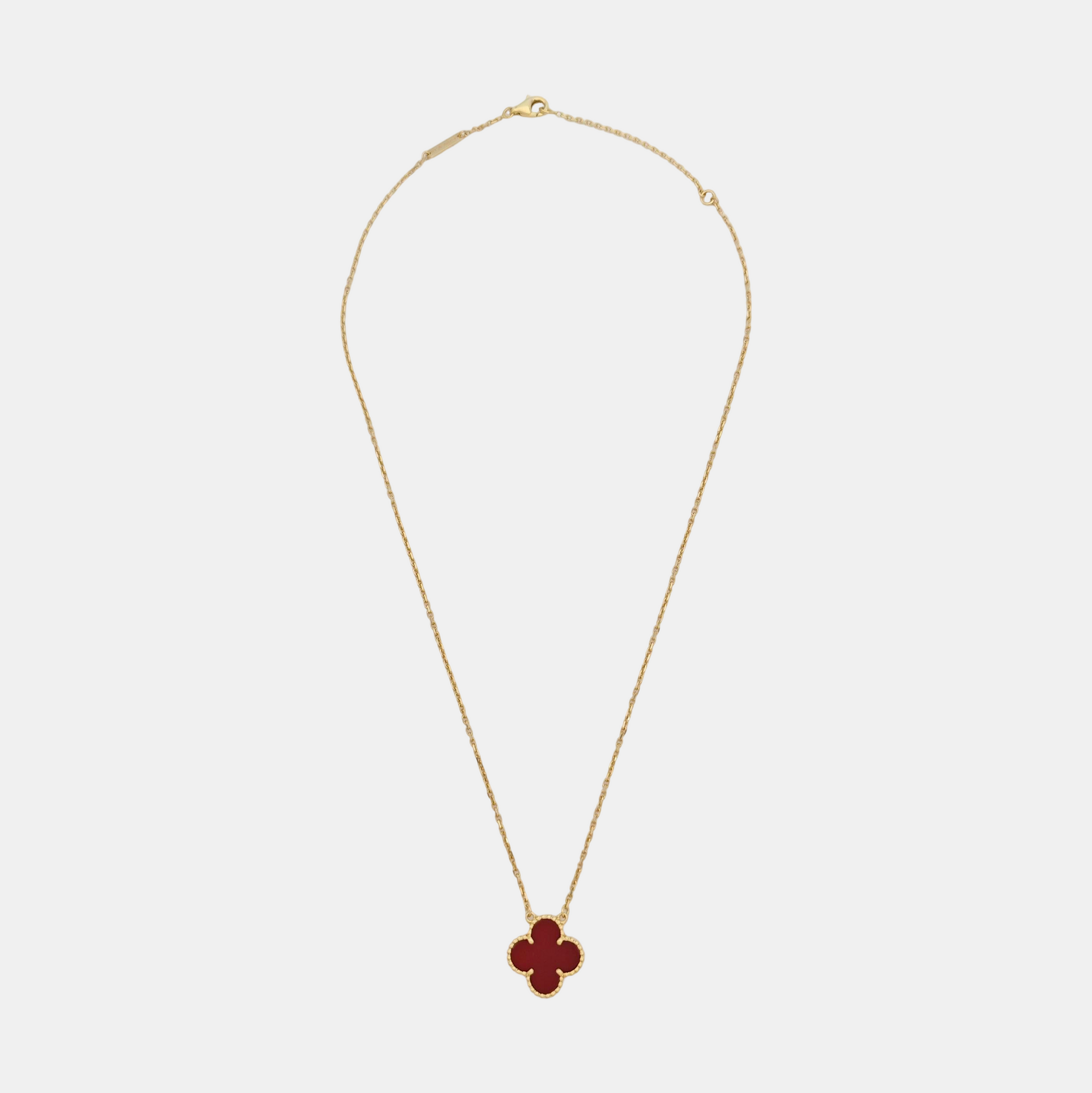 Vintage Alhambra 18k Gold Necklace