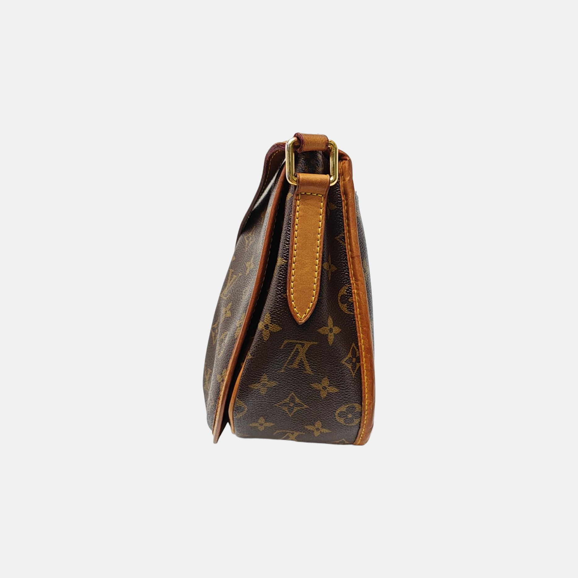 MENILMONTANT MM Monogram Coated Canvas Brown
